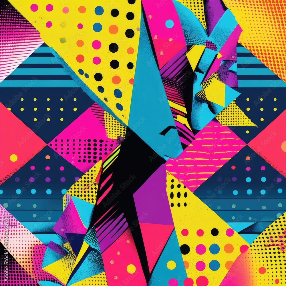 seamless geometric pattern with triangles seamless geometric pattern with triangles