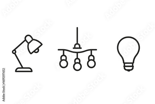 Set of line icons of perfume bottles and sprays, minimalistic linear vector pictogram for web and graphic design, apps, banners, social networks, cards, stylish scent illustration