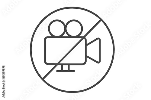 Surfing Prohibited Sign Vector Illustration, No Surfing Icon, Water Sports Ban Concept, Cartoon Style Graphic, Transparent Background, App Symbol, Warning Sign