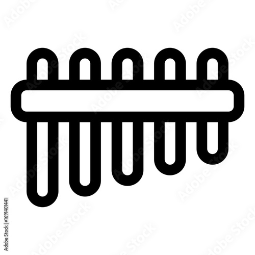 Pan flute icon