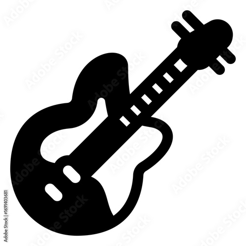 Electric guitar icon