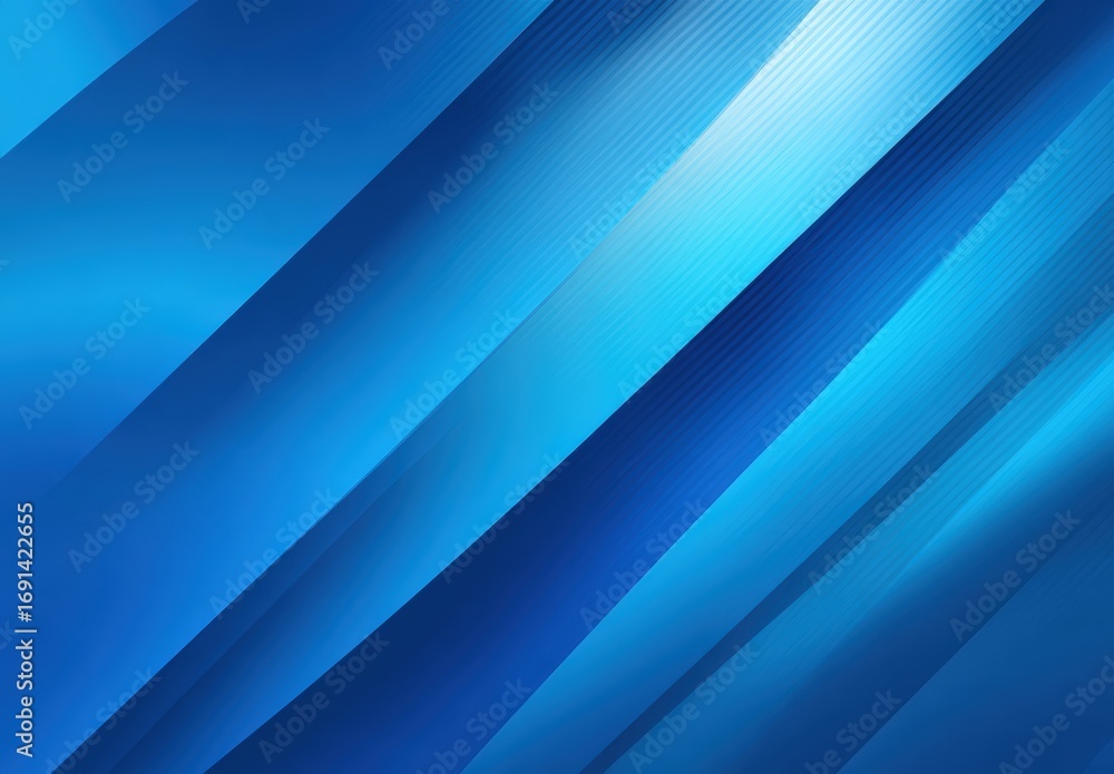 Fototapeta premium Abstract diagonal lines in shades of blue