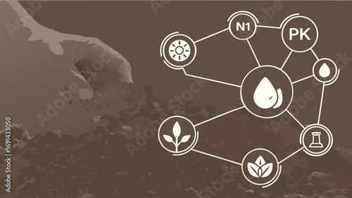 Planting seeds soil nutrients agriculture farming plant growth fertilizer irrigation cultivation gardening sustainable agriculture ecology environmental protection natural resources.