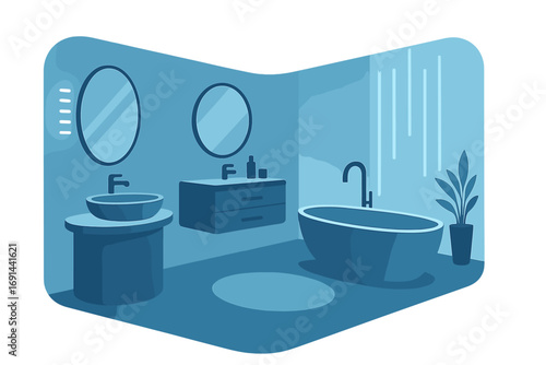 A Modern Oasis of Serenity: Futuristic Bathroom Design