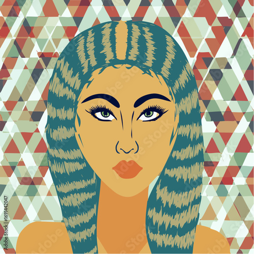 ikat coil crown seal for natural-beauty skincare and salon brand