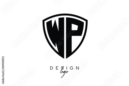 WP Shield Letter Logo Modern Monogram Emblem for Security, Sports, Corporate & Premium Branding Free Download WP Shield Letter Logo Modern Monogram Emblem for Security, Sports, Corporate & Premium Branding - GFXLoad