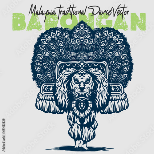 Barongan Malaysian Traditional Dance