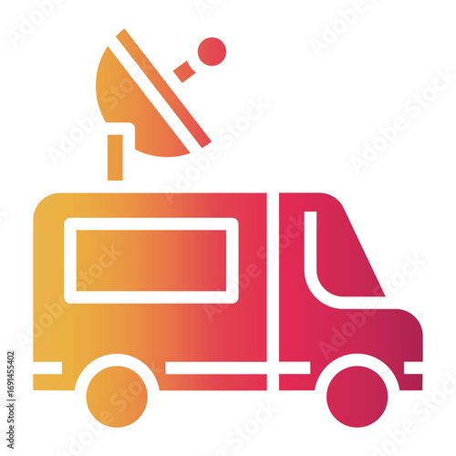 journalist Gradient icon
