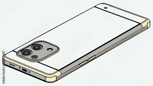 Smartphone illustration mobile phone mockup device design technology background gadget screen digital app interface innovation communication portable wireless modern trendy electro.