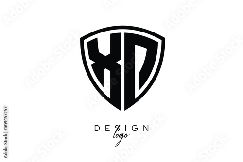 XD Shield Letter Logo Modern Monogram Emblem for Security, Sports, Corporate & Premium Branding Free Download XD Shield Letter Logo Modern Monogram Emblem for Security, Sports, Corporate & Premium Branding - GFXLoad