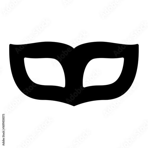 carnival eye mask vector illustration