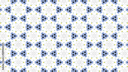 Floral Seamless background for fashion, tapestries and prints.