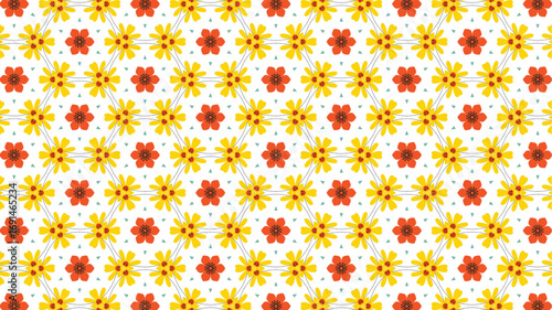 Floral Seamless background for fashion, tapestries and prints.