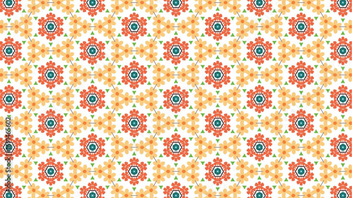 Floral seamless pattern background. Great design for textile, stationery, and wallpaper.