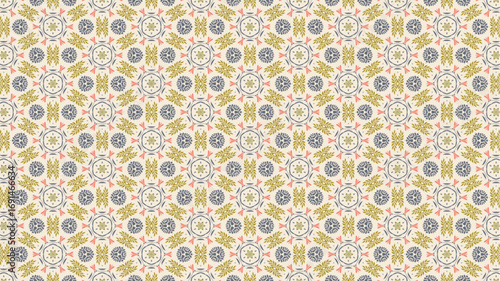 Floral seamless pattern background. Great design for textile, stationery, and wallpaper.