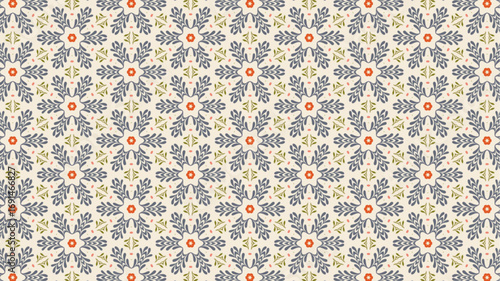 Floral seamless pattern background. Great design for textile, stationery, and wallpaper.