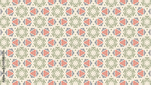 Floral seamless pattern background. Great design for textile, stationery, and wallpaper.