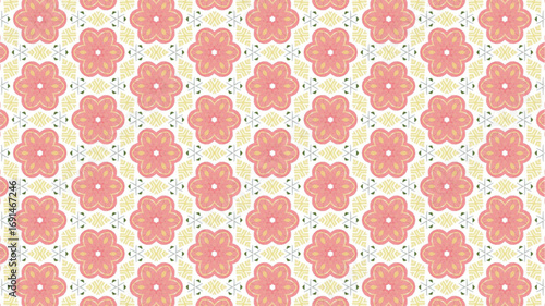 Floral seamless pattern background. Great design for textile, stationery, and wallpaper.