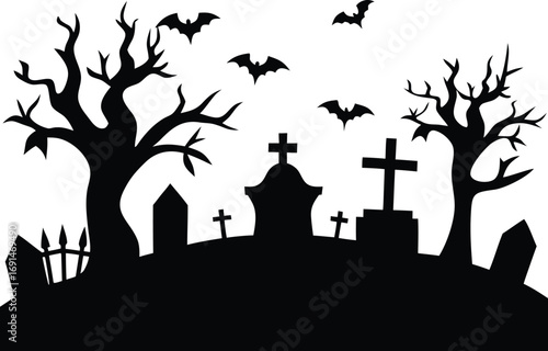 spooky halloween background