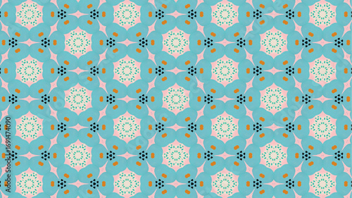 Seamless background for fashion, tapestries, prints. Modern pattern design.