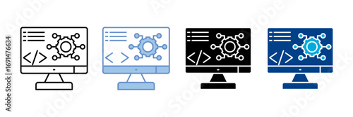 Program  Icon Set Multiple Style Collection
