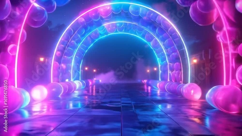 A futuristic motion graphic of a futuristic futuristic futuristic design.
