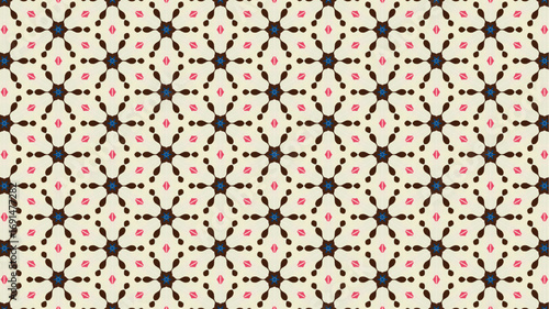  Seamless background for fashion, tapestries, prints design.