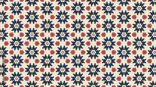  Seamless background for fashion, tapestries, prints design.