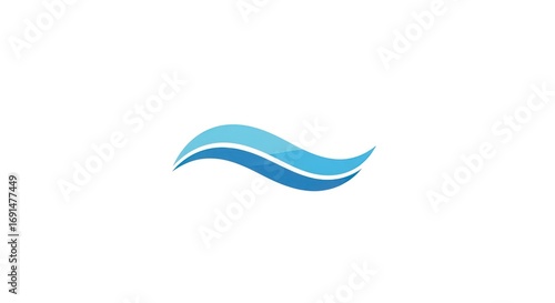 Abstract water wave design