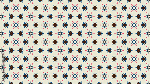  Seamless background for fashion, tapestries, prints design.