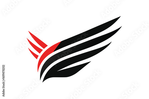 eagle tattoo vector illustration bird eagle vector silhouette flying wing animal symbol design icon