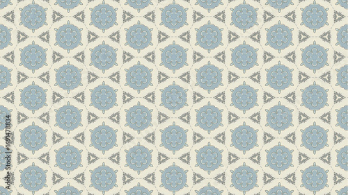  Seamless background for fashion, tapestries, prints design.