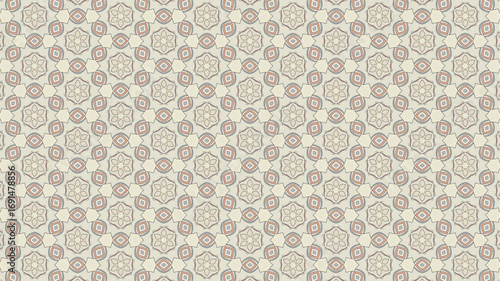  Seamless background for fashion, tapestries, prints design.