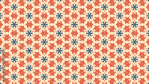  Seamless background for fashion, tapestries, prints design.