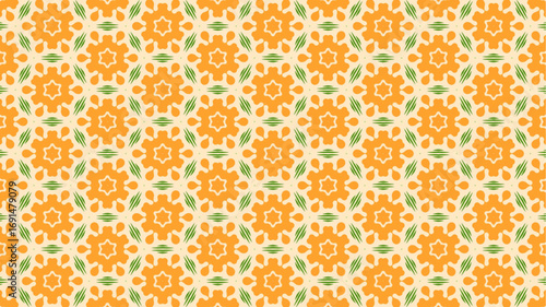  Seamless background for fashion, tapestries, prints design.