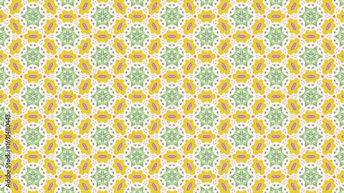  Seamless background for fashion, tapestries, prints design.