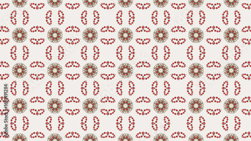 Floral repeated seamless pattern background. Great design for textile, stationery, and wallpaper.
