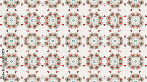 Floral repeated seamless pattern background. Great design for textile, stationery, and wallpaper.