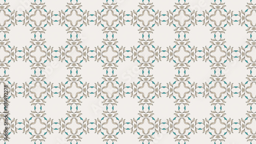 Floral repeated seamless pattern background. Great design for textile, stationery, and wallpaper.