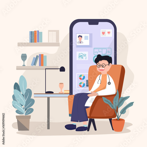 Doctor Remote Consultation at Home