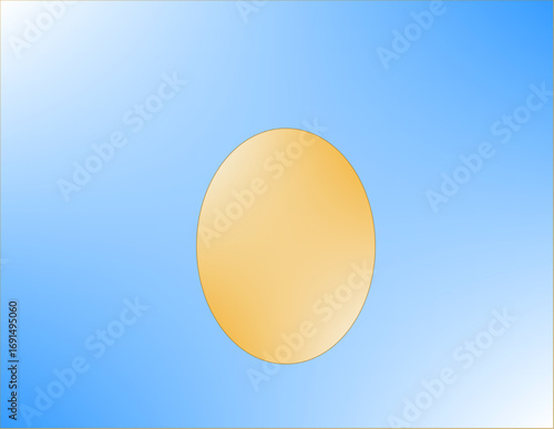 egg on a white background