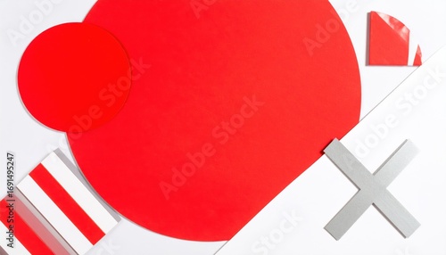 Free Download Abstract shapes on white - GFXLoad