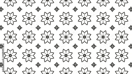 Floral repeated seamless pattern background. Great design for textile, stationery, and wallpaper.