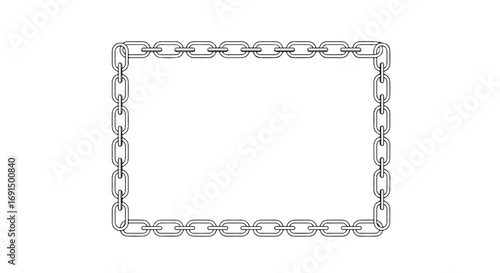 Square Frame of Interlocking Chains.