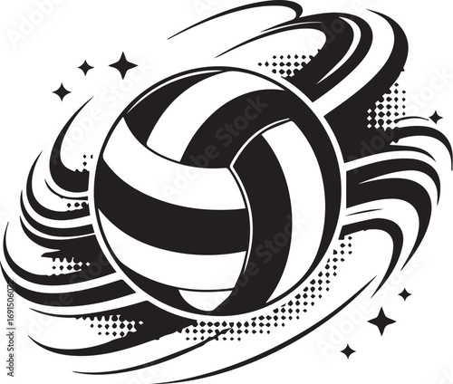 Volleyball SVG, Volleyball Team SVG Silhouette
