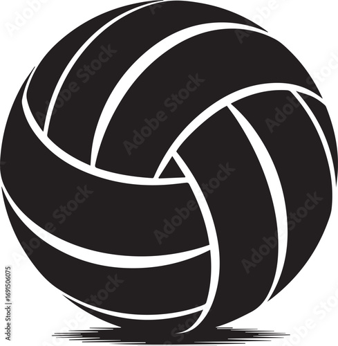Volleyball SVG, Volleyball Team SVG Silhouette
