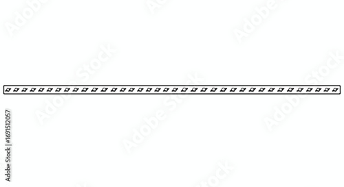 Decorative Linear Border Design Element.