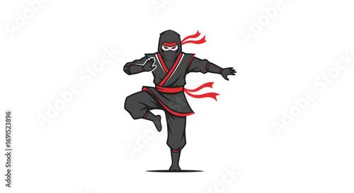 Stealthy Ninja Warrior Master of Shadows