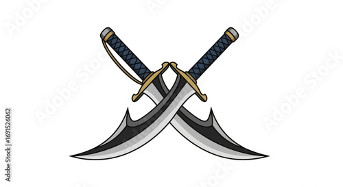 Crossed Swords Illustration A Symbol of Conflict, Power, and Strategy