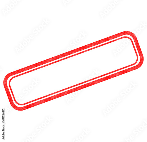 red and white blank sign